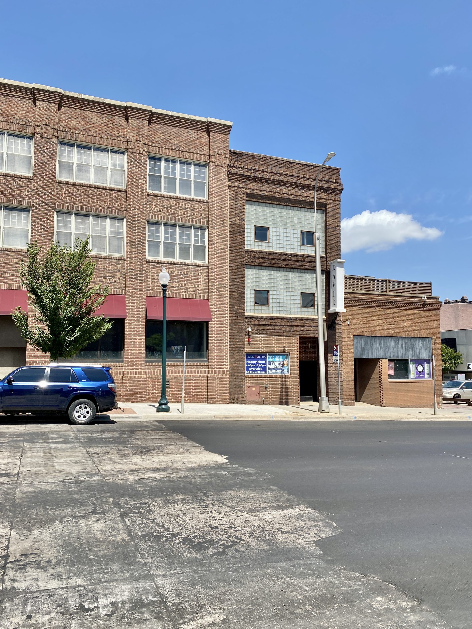 A view of downtown buildings in Sioux Falls, South Dakota.