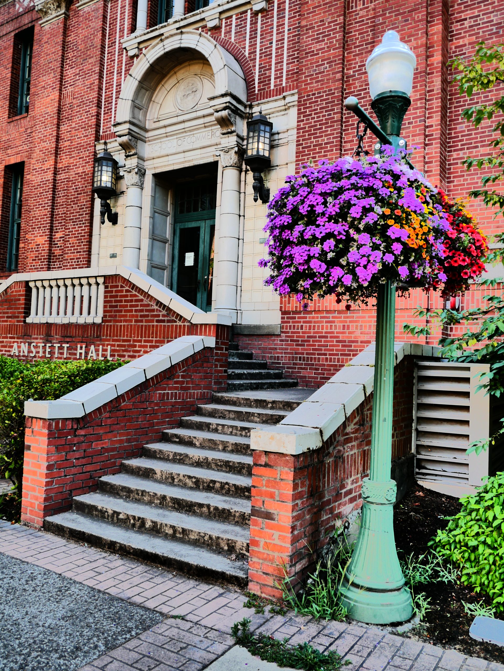 A university campus building in Oregon, representing higher education institutions in the state.