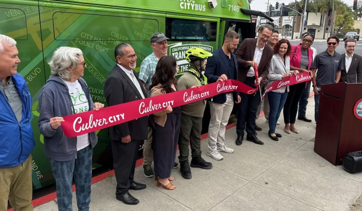 Culver City Opens Key Bus and Bike Lanes on Washington and Adams