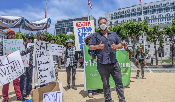 California Transit Advocates Protest Proposed Giveaway to Oil Companies