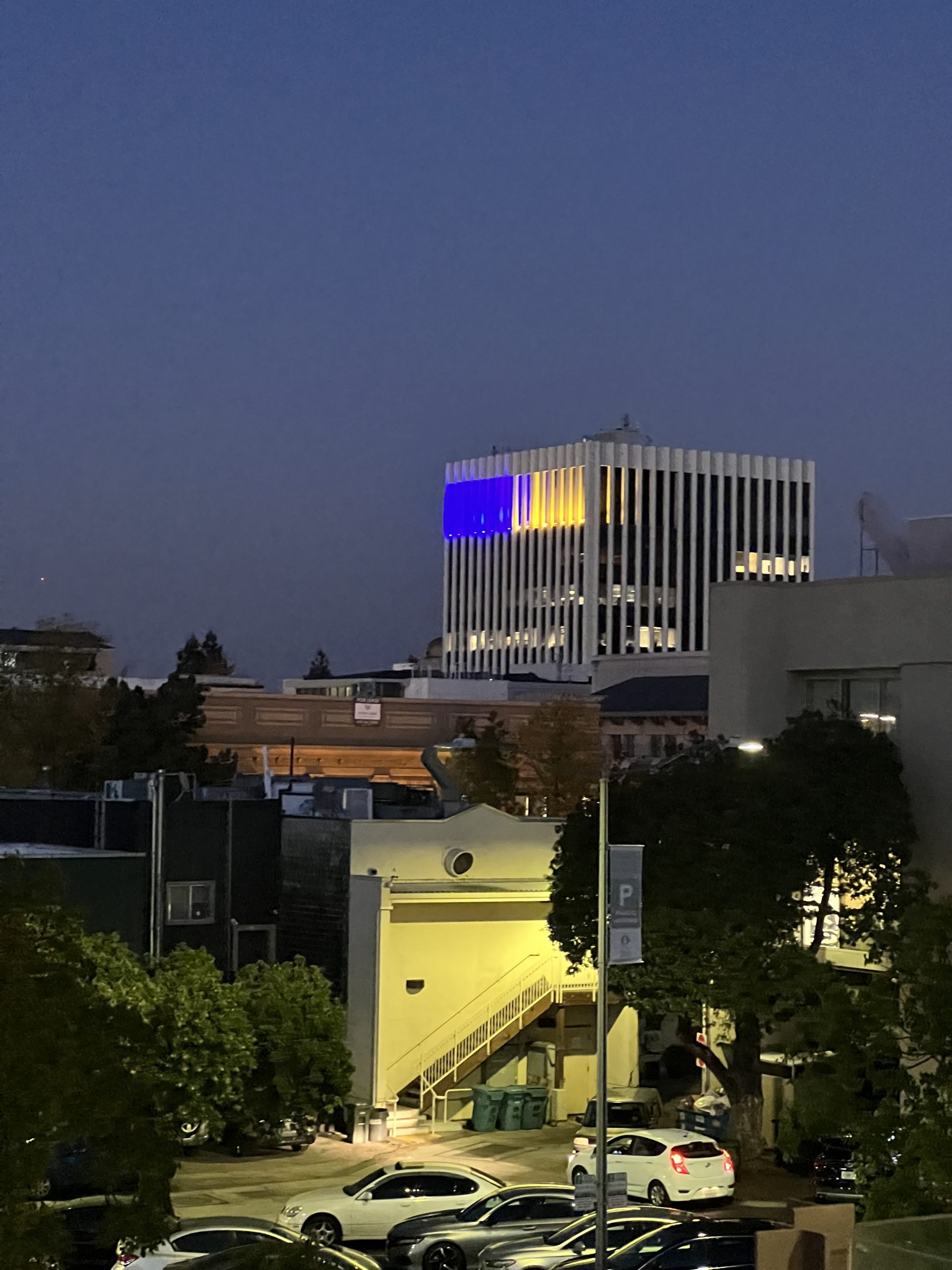 Palo Alto City Hall building in California