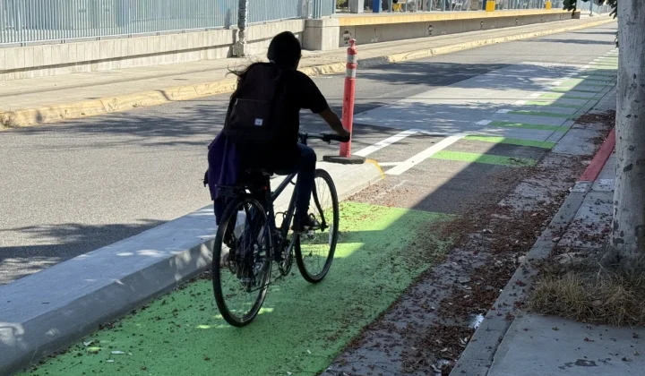Santa Monica Completes Colorado Avenue Protected Bike Lanes