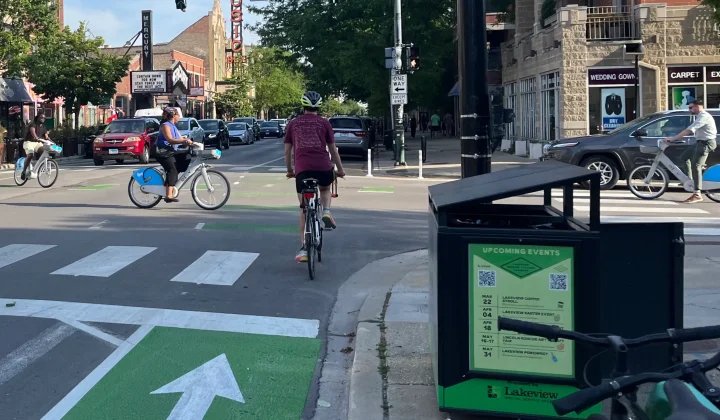 Chicago Opens Grace Street Neighborhood Greenway, Connecting RiverRun to Lakefront Trail