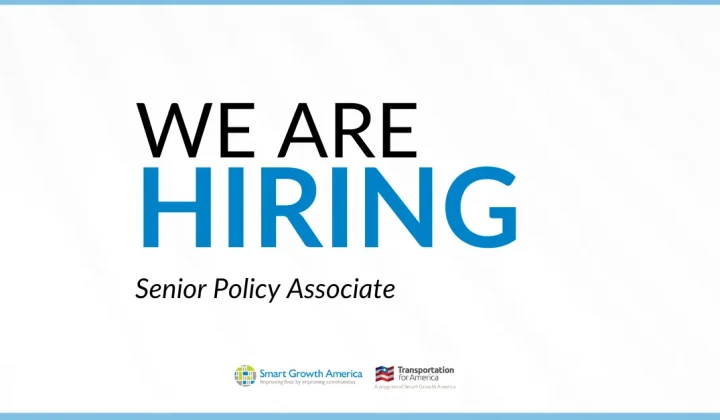 Transportation for America Seeks Senior Policy Associate to Shape Future of Transport