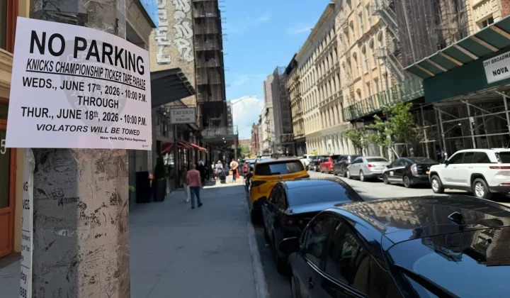 NYPD to Enforce Strict Towing Zone for Hypothetical Knicks Parade