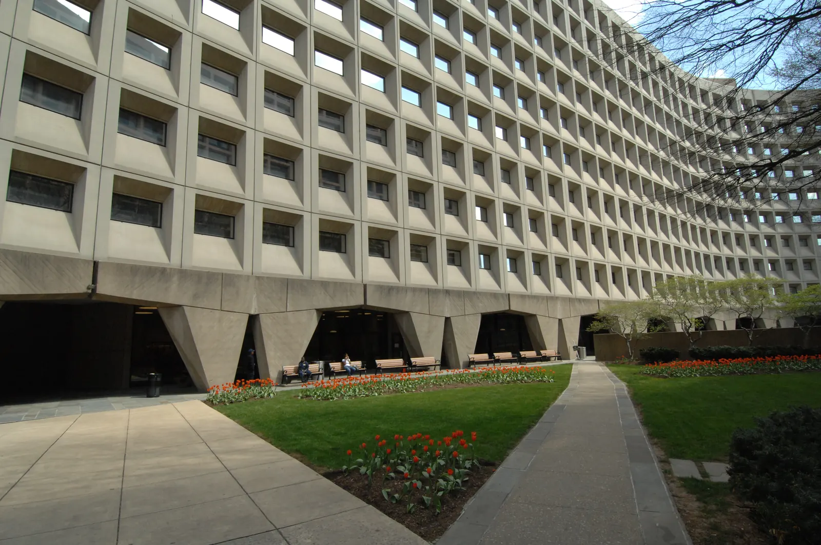 The Department of Housing and Urban Development headquarters building in Washington DC.