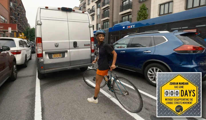 New York Mayor’s Pledge on Bedford Avenue Bike Lane Remains Unfulfilled