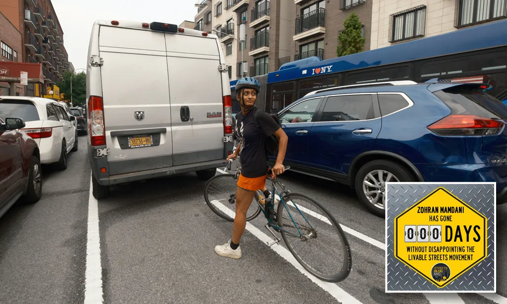 New York Mayor’s Pledge on Bedford Avenue Bike Lane Remains Unfulfilled