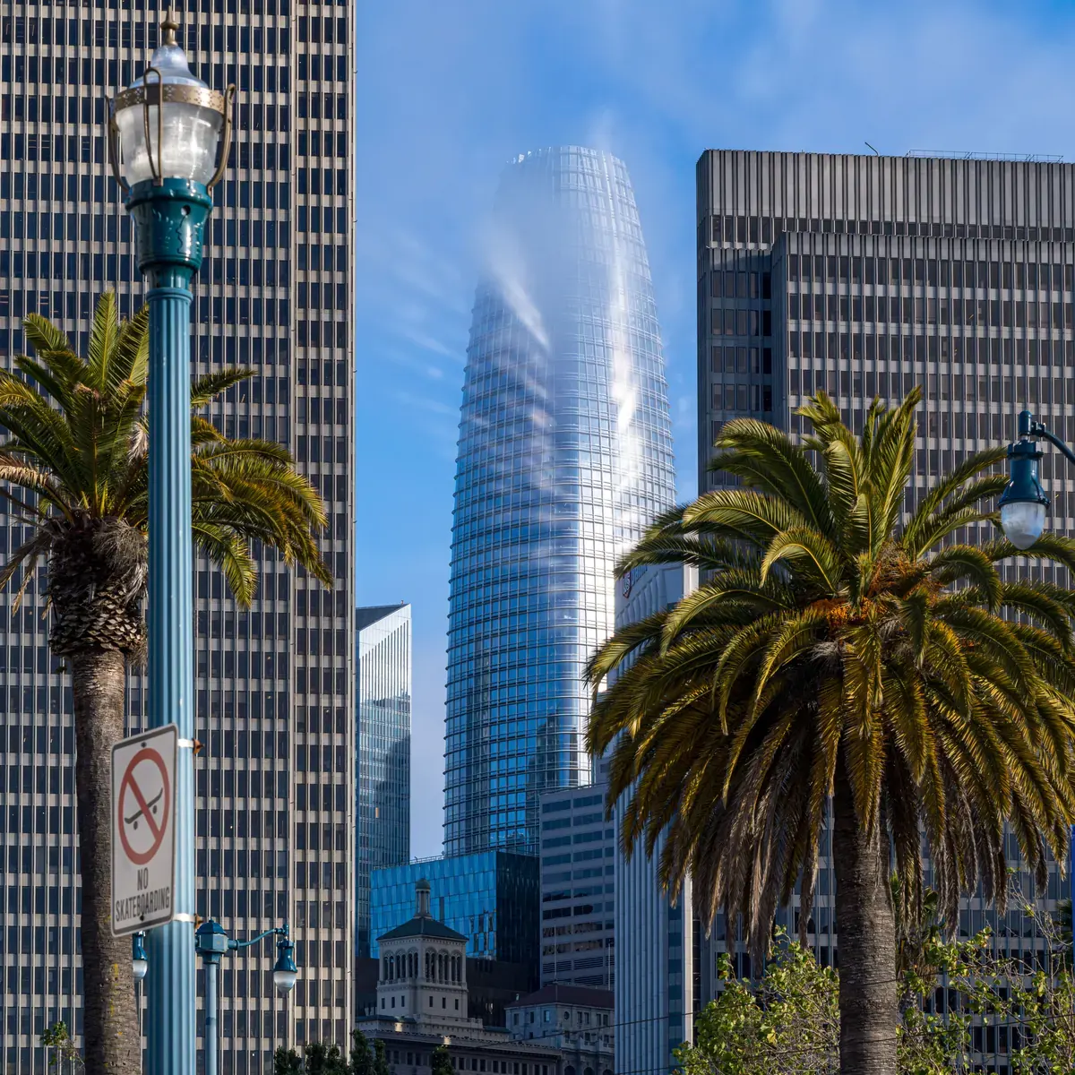 Office buildings in downtown San Francisco, California.