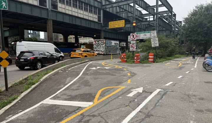 Queensboro Bridge Lane Conversion Proposed Amidst Declining Car Traffic and Rising Cyclist Numbers