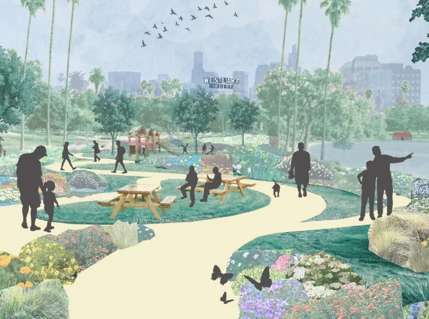 Los Angeles Considers Reconnecting MacArthur Park by Closing Wilshire Boulevard